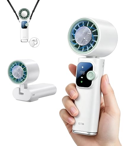Amazon | Sunfra 携帯扇風機【2026新モデル】 超高速暴風 【-26℃瞬間